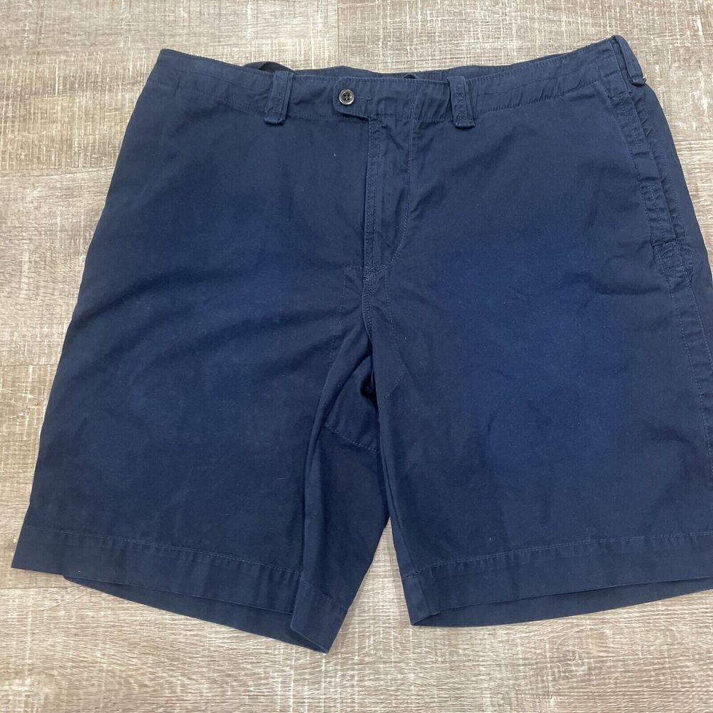 Polo Ralph Lauren Mens Navy Blue Shorts RN 41381 Size 42 with drawstring